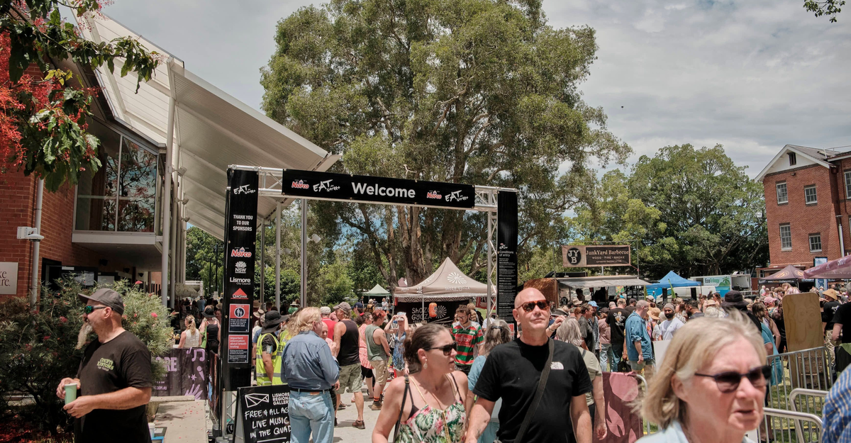 Eat the Street event in Lismore CBD