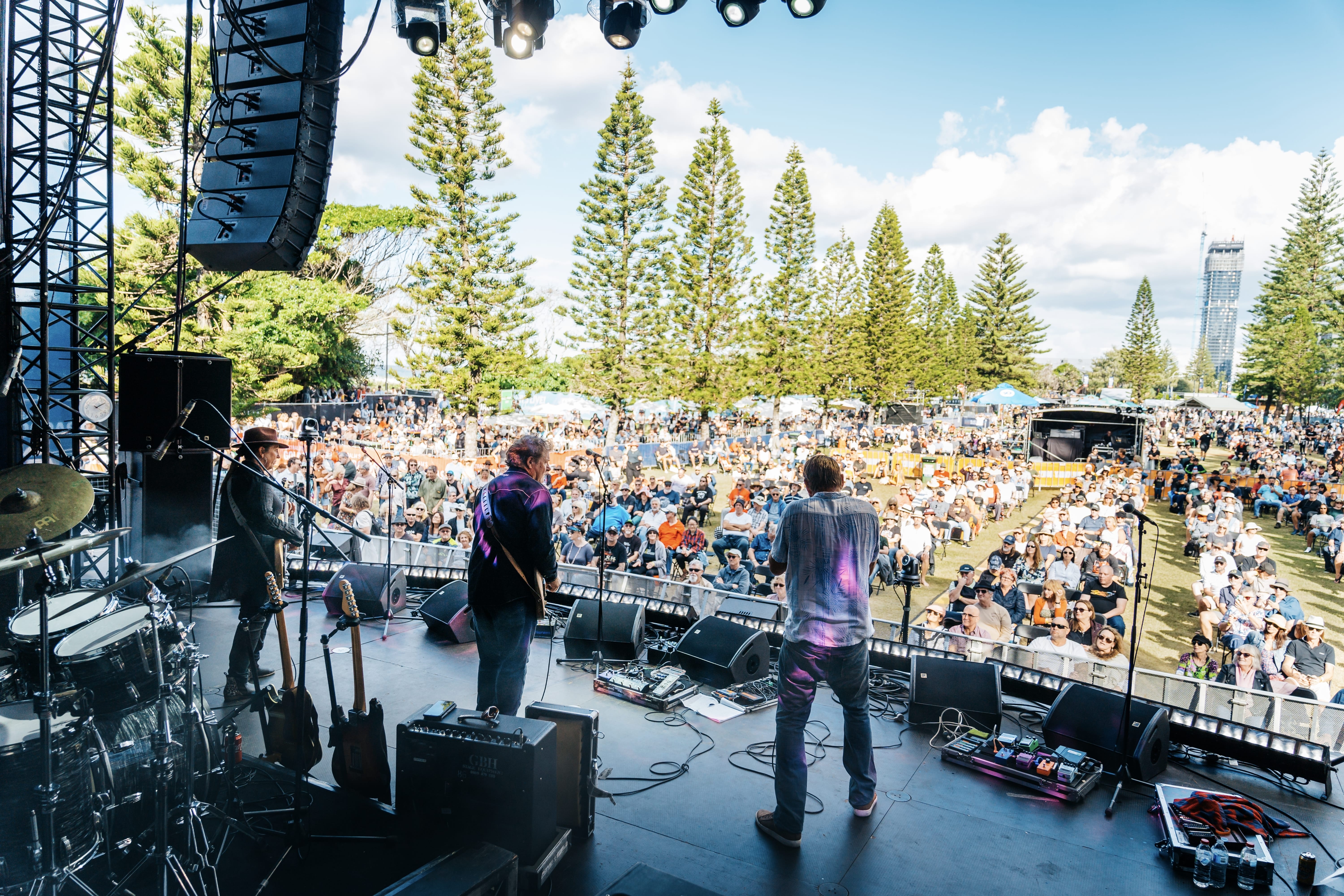 Free annual music festival on the Gold Coast