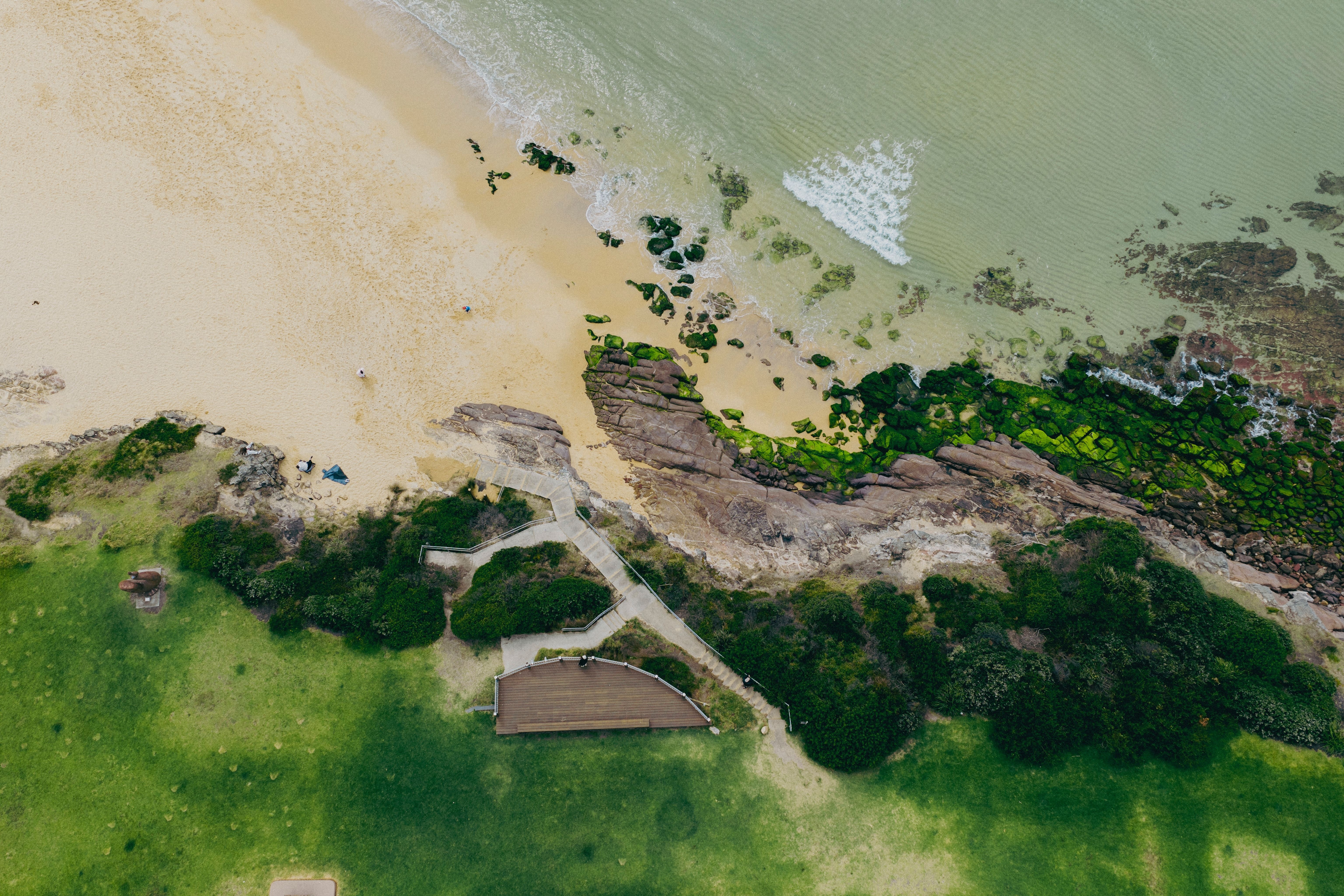 Coastal and ocean views from Short Point Beach in Merimbula