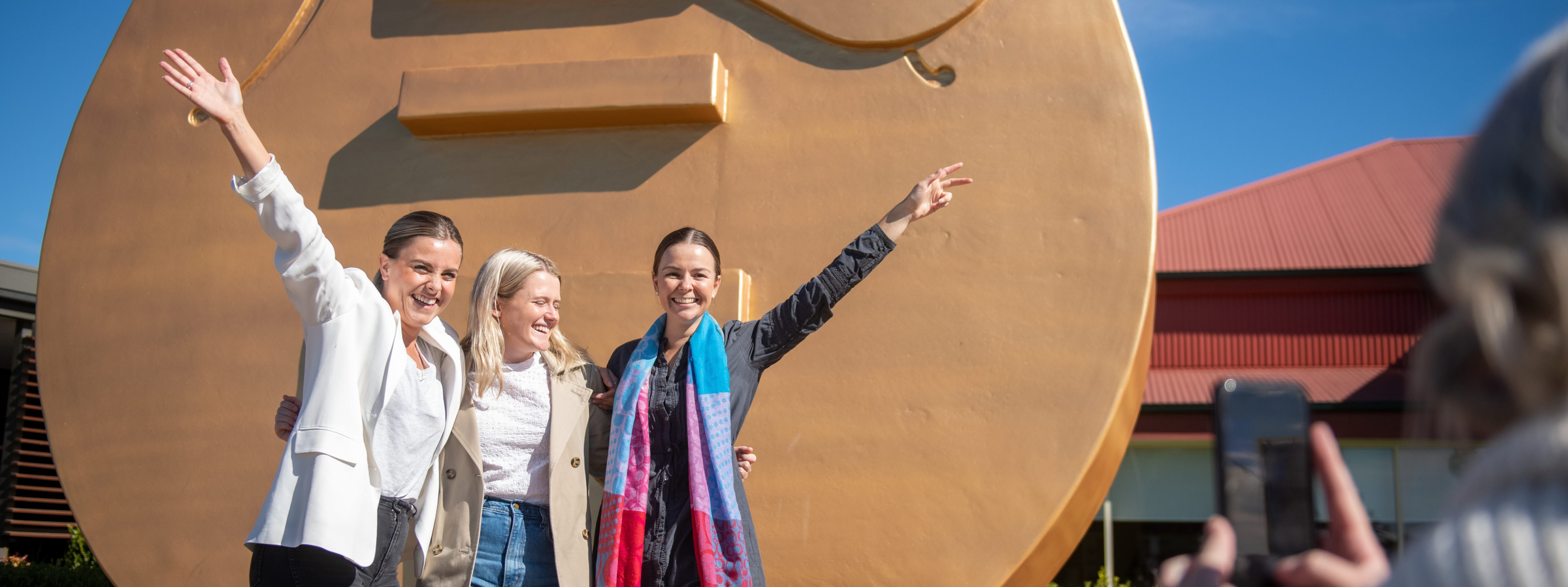 The Big Golden Guitar Tourism Centre based in Tamworth. Tamworth is the Country Music Capital of NSW and home to the Tamworth Country Music Festival.